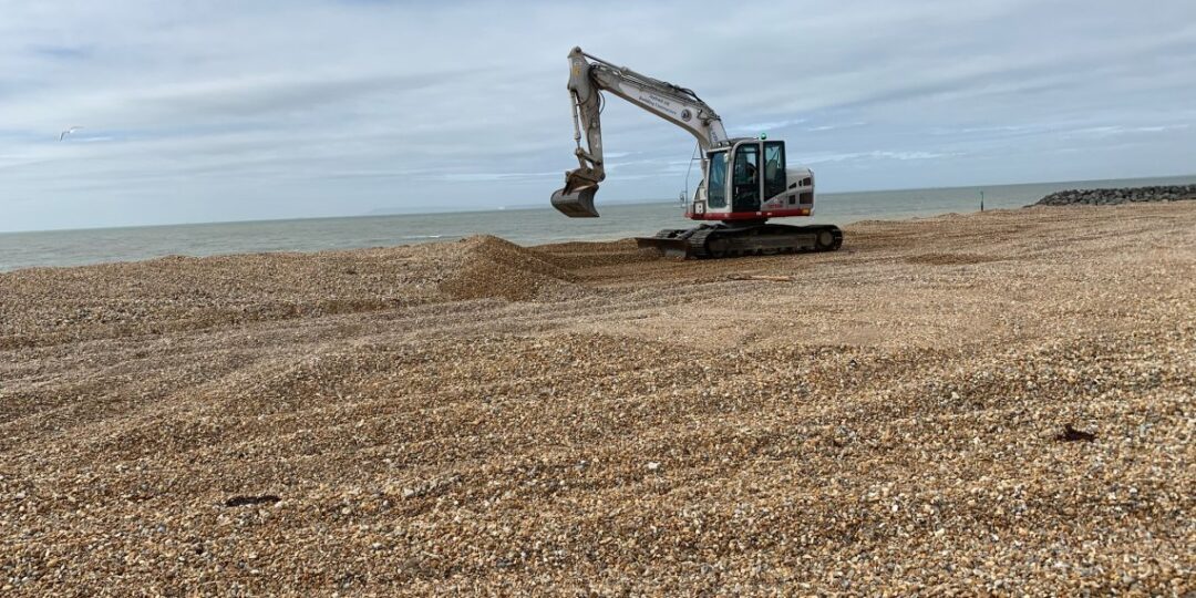 BEACH LEVELLING   SELSEY